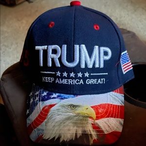 Trump hat with eagle new never worn!
